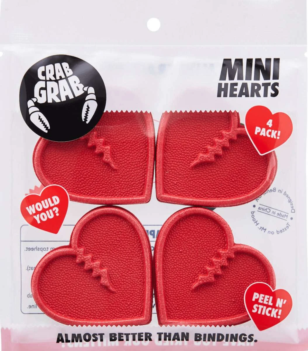 Crab Grab Mini Hearts Stomp Pad 4 Pack 2022-2023 - Image 2